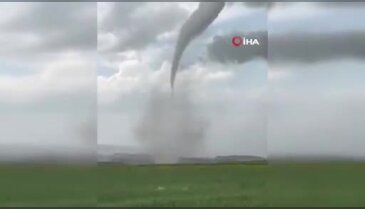 Dev hortum köyü yuttu! Yaralılar var