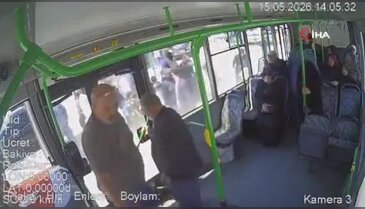 Bursa'da otobüste korku dolu anlar! Herkes seferber oldu...