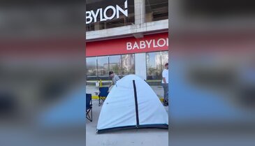 Bursa'da Atış Yapı mağdurları eylemlerini sürdürüyor! Geceyi çadırlarda geçirdiler...