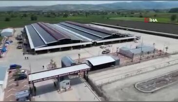 İnegöl Belediyesi Modern Hayvan Pazarı, yüzde 100'e ulaştı