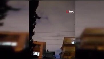 Gökyüzünde belirdi, panik yarattı: Sosyal medyada gündem oldu