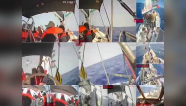 İsrail'den Sumud Filosu'na saldırı! Tüm aktivistler alıkonuldu...