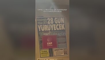 CHP Bursa İl Başkanlığı'nda dikkat çeken detay!