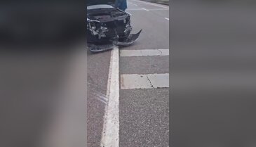 Bursa yolunda korkutan kaza! Kaygan yolda araç kontrolden çıktı...