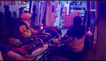 Bursa'da korkutan kaza: Motosiklet sürücüsü merdivenlerden uçtu