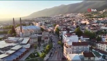 Bursa'da bayram sabahı camiler doldu taştı