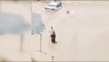 İki ilimizi sel vurdu! Gelen görüntüler korkunç