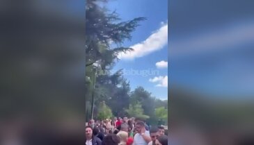 Teleferikte bayram yoğunluğu! Sıranın sonu görünmedi...
