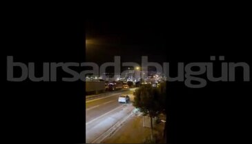 Bursa'da kontrolden çıkan tır makasladı! Trafik kilitlendi...