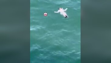İstanbul'da esrarengiz olay! Denizde sırt üstü yatıp ağlarken bulundu