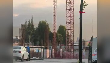 Bursa'da iş kazası! 4 metre yükseklikten düşen inşaat işçisi hastanelik oldu...