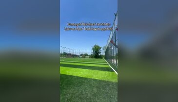 Bursa'ya yeni spor tesisi! Futbol ve basketbol sahası...