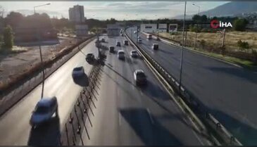 Bursa'da yüzlerce araçlık konvoy kenti turladı! A Milli Takım coşkusu sokaklara taştı