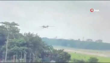 Düşen uçakta 5 kişi yaşamını yitirmişti! Kaza anı görüntüleri ortaya çıktı...