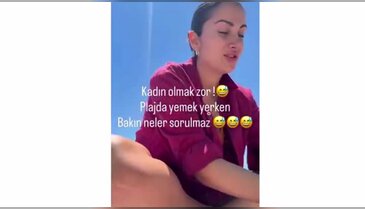 Plajda yanına yaklaşıp tuhaf sorular soran adamı böyle ifşa etti!