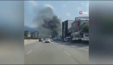 Bursa'da korku dolu anlar! Yangın dumanları gökyüzünü kapladı...