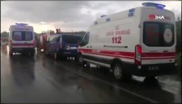 Katliam gibi kaza! Çok sayıda ölü ve yaralı var