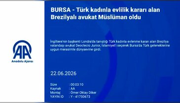 Bursa'daki düğünde herkesin gözleri doldu! Brezilyalı baba Türkçe kız istedi