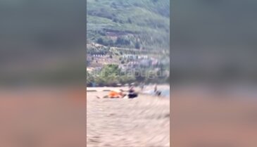 Bursa'nın ünlü sahilinde tepki çeken görüntü! Ailelerin gözü önünde...