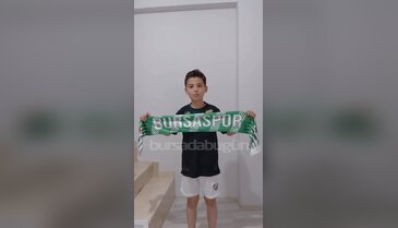 Minik Bursaspor taraftarından Başkan Çelik'e davet: 'Beni çok mutlu edersin'
