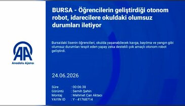 Bursa'da lise öğrencilerinden dikkat çeken icat!
