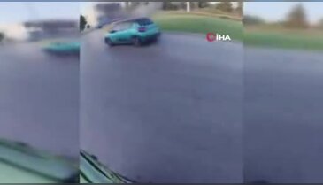 Bursa'da trafikte akılalmaz görüntü! Ters yöne giren sürücü kamerada...