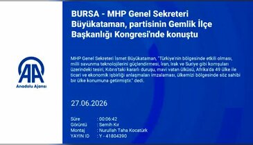 MHP Genel Sekreteri Büyükataman Gemlik'te: "Türkiye bölgesinde güçlü bir konuma ulaştı"