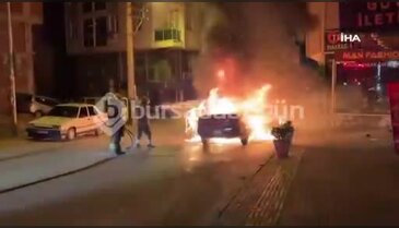 Bursa'da gece yarısı yaşanan olay herkesi korkuttu!