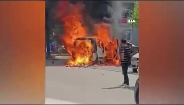Bursa'da en son yanması gereken araç yandı!