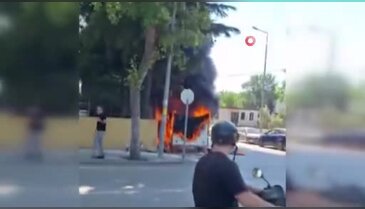 Bursa'da ekmek teknesi kül oldu