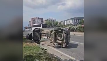 Bursa'da korkutan kaza! Takla atan aracın sürücüsü tanınmış iş insanı çıktı!