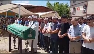 İznik Gölü'nde boğulan 21 yaşındaki İsmail İmamoğlu son yolculuğuna uğurlandı