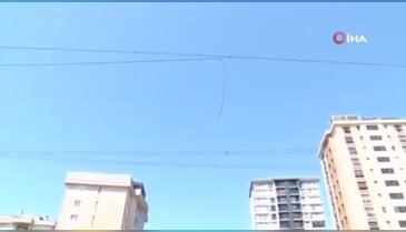 Sıcak havada felakete ramak kaldı! Yüksek gerilim hattı kopunca ölümden döndü...