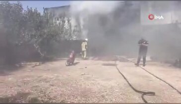 Bursa'da büyük yangın! Depo kül oldu, küçük çocuğun feryadı yürek dağladı