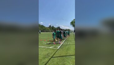 Bursaspor, kampta günün sabah antrenmanını tamamladı