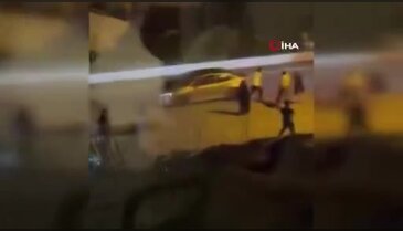 Bursa'da aileler arasında meydan muharebesi kamerada
