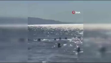 Bursa'da denize giren baba kız ölümden döndü!