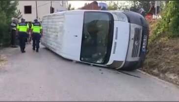 Bursa'da tarım işçilerini taşıyan servis devrildi! Çok sayıda yaralı var...