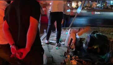 Direksiyon hakimiyetini kaybeden motosiklet sürücüsü ağır yaralandı