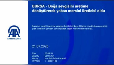 Bursa'da şehir hayatını geride bıraktı! Dedesinden kalan tarlayı yeniden canlandırdı