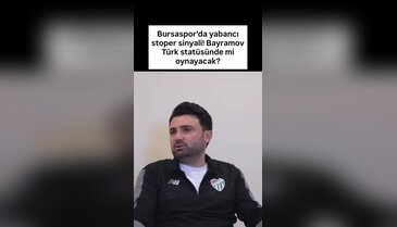 Bursaspor'da yabancı stoper sinyali! Bayramov Türk statüsünde mi oynayacak? Başkan Çelik açıkladı