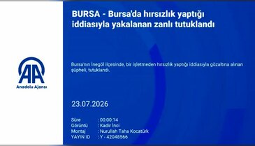 Kameralar ele verdi! Bursa'da bakır hırsızı tutuklandı
