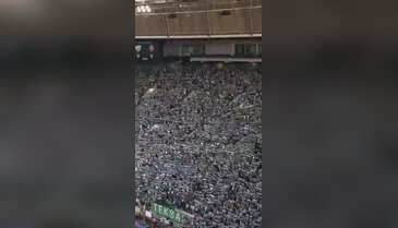 Bursaspor taraftarı stadı doldurdu!