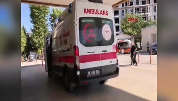 Bursa'da dere yatağına uçan motosikletten sağ kurtuldu!