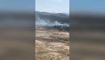 Bursa'da orman yangını! Ağaçlandırılan maden sahasında alevler yükseldi