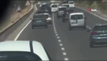Bursa'da makas atan sürücüye ağır fatura!