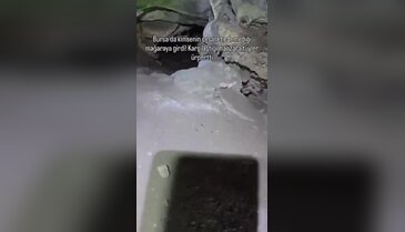 Bursa'da kimsenin cesaret edemediği mağaraya girdi! Karşılaştığı manzara tüyler ürpertti
