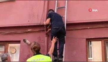 Bursa'da gider borusundan gelen ses herkesi harekete geçirdi! Kurtarma anı kamerada