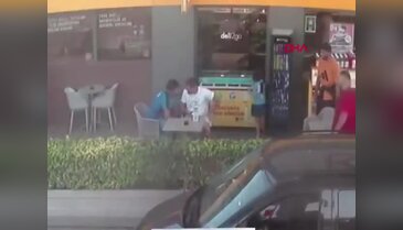 Başpehlivan Serhat Elvan'a akaryakıt istasyonunda saldırı! O anlar kamerada...