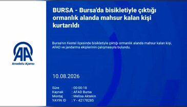 Bursa'da ormanlık alanda yardım çağrısı: Ekipler kısa sürede ulaştı